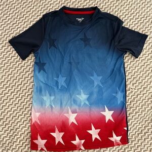 Old Navy Kids Navy and Red Star Tee - USA